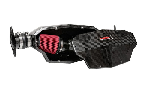 Corsa Performance - Black / Carbon Fiber Air Intake | 2020-24 Corvette C8 (44003D)