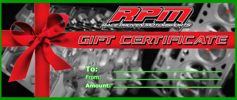 Race Proven Motorsports Gift Cards