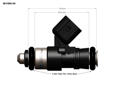 ID/Bosch ID1300x Injector for LS3/LS7/LS9/L76/L92/L99 & LSA