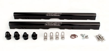 LS3/LS7/L76/L99 Billet Fuel Rail Kit for LSXR™ Intake (Black Anodized)